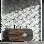 Гипсовая 3D Панель Aura варинант исполнения - 2 | Loft Concept в Тюмени