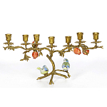 Бронзовый подсвечник на 7 свечей Eden Garden варинант исполнения - 4 | Loft Concept в Тюмени