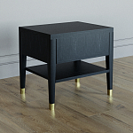 Прикроватная тумбочка с ящиком Elsa Dreams Black варинант исполнения - 4 | Loft Concept в Тюмени