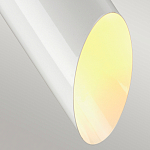 Подвесной светильник белого цвета с вытянутым цилиндрическим плафоном с косым срезом Elstead Lighting варинант исполнения - 5 | Loft Concept в Тюмени