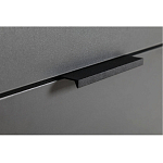 Комод цвета графит с 3-мя ящиками Strict Lines  варинант исполнения - 4 | Loft Concept в Тюмени