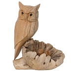 Статуэтка из дерева сова Animals of the World варинант исполнения - 4 | Loft Concept в Тюмени