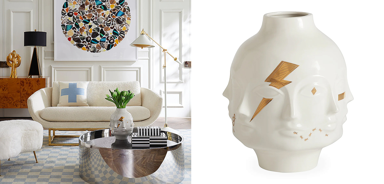 Ваза Jonathan Adler Gilded Dora Maar Large Vase Ваза Jonathan Adler Gilded Dora Maar Large Vase - Loft-Concept в Тюмени