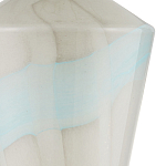 Настольная лампа стеклянная с тканевым абажуром Edges варинант исполнения - 1 | Loft Concept в Тюмени