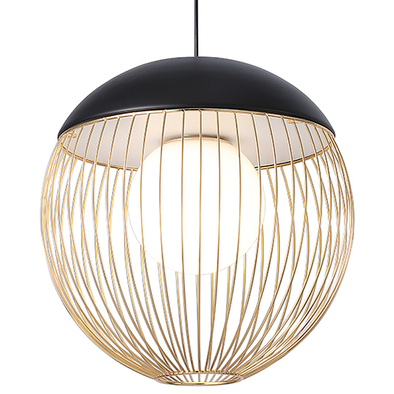 Подвесной светильник Cage Sphere Pendant Золотой Черный матовый Белый матовый Подвесной светильник Cage Sphere Pendant Золотой Черный матовый Белый матовый в Тюмени | Loft Concept