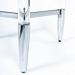 Приставной столик со стеклянной столешницей Deimos варинант исполнения - 5 | Loft Concept в Тюмени