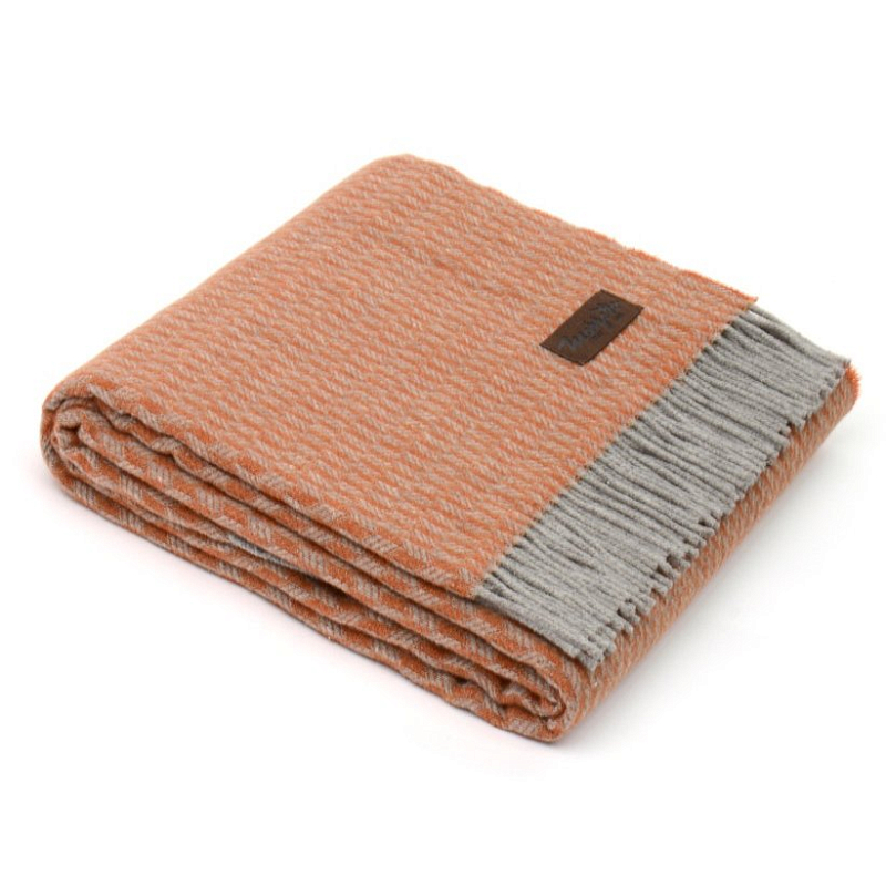 Плед GRIFONE 0002 Marzotto Розовый пастельный в Тюмени | Loft Concept 