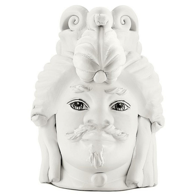 Ваза Vase Moro Man Small White Matt Белый Ваза Vase Moro Man Small White Matt Белый в Тюмени | Loft Concept