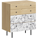 Комод с принтом на ящиках Elise Chest of Drawers варинант исполнения - 14 | Loft Concept в Тюмени