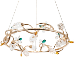 Люстра с хрустальными плафонами и декором Alvere Crystal Chandelier варинант исполнения - 1 | Loft Concept в Тюмени