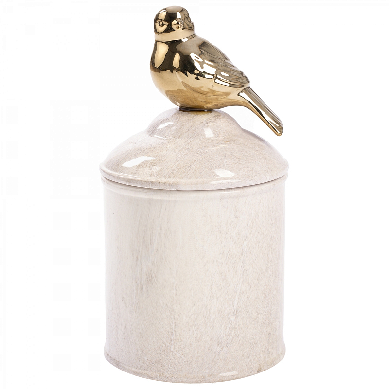 Ваза c крышкой Marble Bird Ваза c крышкой Marble Bird в Тюмени | Loft Concept