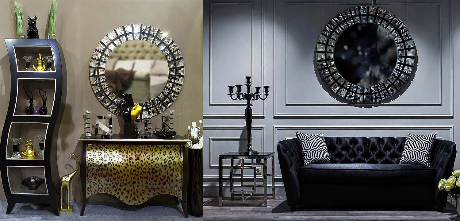 Зеркало Insert Black Glass Зеркало Insert Black Glass - Loft-Concept в Тюмени