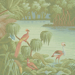 Обои ручная роспись Le Brésil Pastel варинант исполнения - 3 | Loft Concept в Тюмени