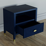 Прикроватная тумбочка с полкой Elsa Dreams Blue варинант исполнения - 2 | Loft Concept в Тюмени