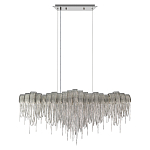 Люстра подвесная с металлическими дугами и длинными цепочками 115 см Atlantis Chain варинант исполнения - 11 | Loft Concept в Тюмени