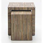 Комплект приставных столиков Stripes Set of tables Beige варинант исполнения - 2 | Loft Concept в Тюмени