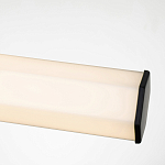 Бра для ванных комнат горизонтальное с длинным белым матовым плафоном в форме шестиугольника на круглом основании Hinkley варинант исполнения - 3 | Loft Concept в Тюмени