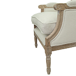 Кресло William Classical Armchair beige flax варинант исполнения - 4 | Loft Concept в Тюмени