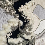 Панно ручная работа Черно-Белый Природный Орнамент  варинант исполнения - 3 | Loft Concept в Тюмени