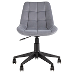 Мягкое компьютерное кресло Plushe Grey варинант исполнения - 3 | Loft Concept в Тюмени