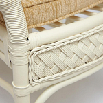 Комплект обеденный из ротанга Eloise grand white варинант исполнения - 11 | Loft Concept в Тюмени