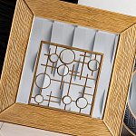 Зеркало квадратное в фактурной раме Pattern варинант исполнения - 5 | Loft Concept в Тюмени