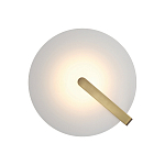 Потолочный светильник в форме плоского диска из белого матового стекла Eurofase варинант исполнения - 2 | Loft Concept в Тюмени