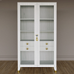 Дизайнерский шкаф витрина Elsa Dreams White с 4-мя ящиками варинант исполнения - 1 | Loft Concept в Тюмени