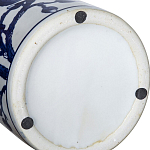 Ваза цилиндрической формы с крышкой и синим цветочным узором на белом фоне Blue & White Ornament варинант исполнения - 3 | Loft Concept в Тюмени