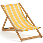 Шезлонг из акации и ткани Argentina варинант исполнения - 3 | Loft Concept в Тюмени