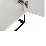 Стеллаж книжный белый с 3-мя открытыми полками и дверкой Strict Lines варинант исполнения - 4 | Loft Concept в Тюмени