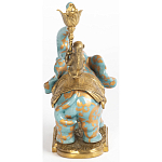 Фарфоровый подсвечник Слон с эмоцией Fluens варинант исполнения - 5 | Loft Concept в Тюмени