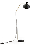 Торшер с поворотным плафоном Davy Brass Floor Lamp варинант исполнения - 3 | Loft Concept в Тюмени