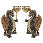 Подсвечник в виде дракона Dragon candlestick L or R варинант исполнения - 1 | Loft Concept в Тюмени
