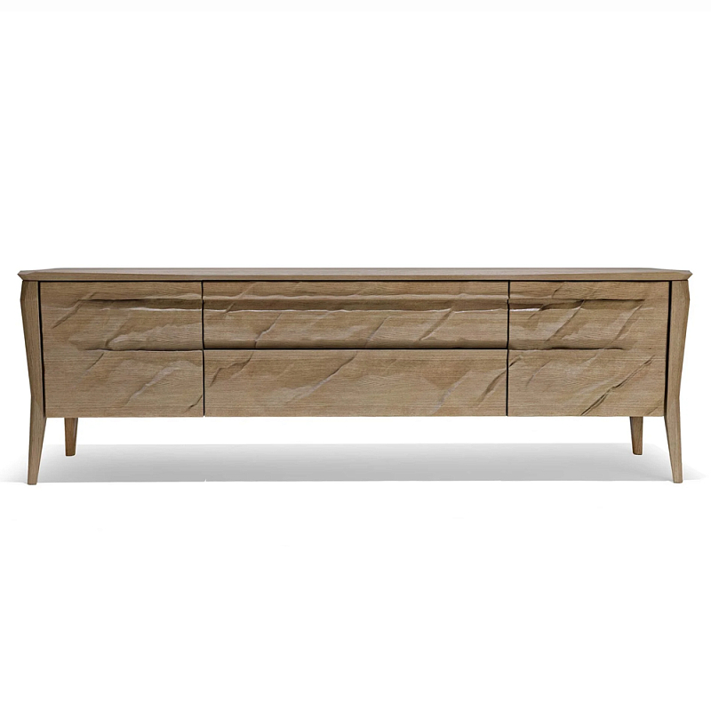 ТВ тумба 2 двери и 2 выдвижных ящика Tasteful Furniture Венге Светлый дуб ТВ тумба 2 двери и 2 выдвижных ящика Tasteful Furniture Венге Светлый дуб в Тюмени | Loft Concept