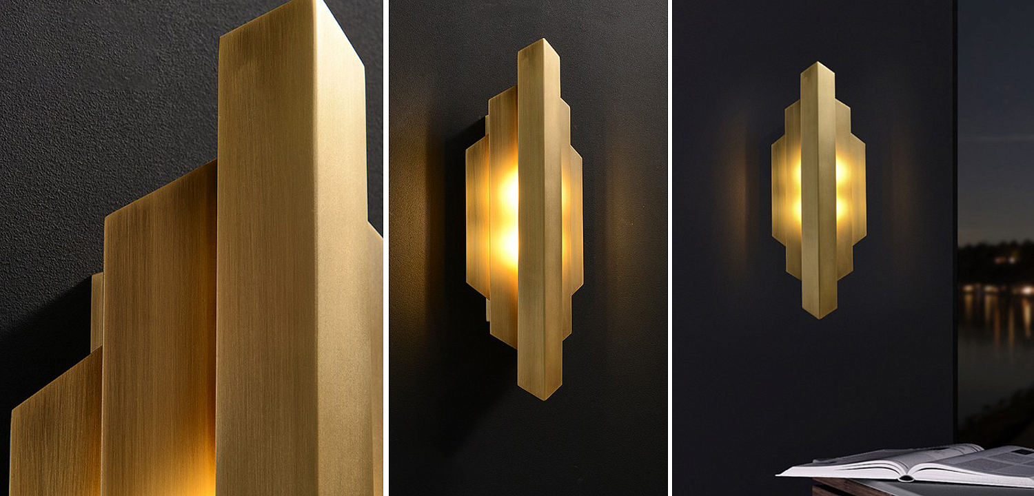 Бра Deco Sconce Vertical Geometric Modern Studio Endo Бра Deco Sconce Vertical Geometric Modern Studio Endo - Loft-Concept в Тюмени