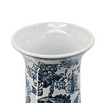 Ваза с классическим узором шинуазри синего цвета Blue & White Ornament  варинант исполнения - 2 | Loft Concept в Тюмени