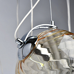 Люстра каскадная с 9-ю разноцветными стеклянными плафонами Kaleido варинант исполнения - 8 | Loft Concept в Тюмени