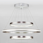 Люстра Light Ring Vertical Silver 5 колец серебро варинант исполнения - 4 | Loft Concept в Тюмени