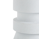 Приставной стол из искусственного камня Chess White варинант исполнения - 2 | Loft Concept в Тюмени