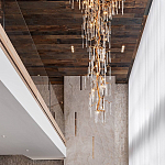 Люстра большая с прозрачными подвесками в форме капель Droplet Chandelier варинант исполнения - 2 | Loft Concept в Тюмени