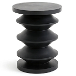 Фигурный приставной столик черного цвета AMORPHOUS варинант исполнения - 1 | Loft Concept в Тюмени