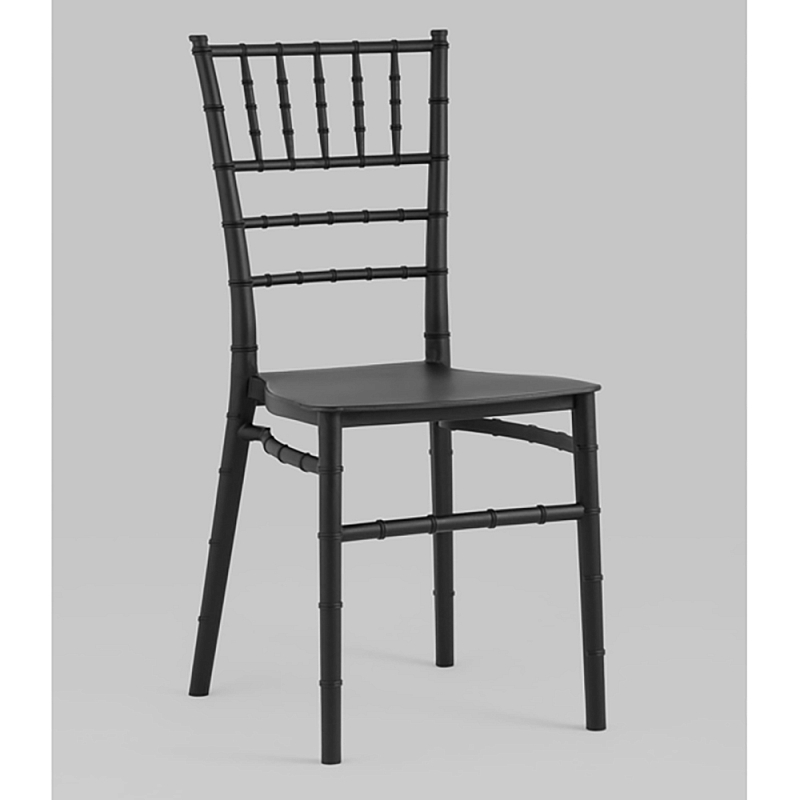 Стул Chiavari пластик черный Черный в Тюмени | Loft Concept 