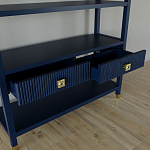 Стеллаж с двумя ящиками Elsa Dreams Blue варинант исполнения - 3 | Loft Concept в Тюмени