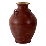 Ваза бордовая с 4-мя фактурными ручками Vase Burgundy Glaze варинант исполнения - 1 | Loft Concept в Тюмени