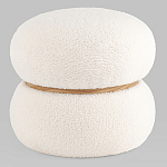 Пуф Полли S тедди белый варинант исполнения - 1 | Loft Concept в Тюмени