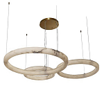 Люстра с 3-мя кольцами из натурального камня Minerals of Light варинант исполнения - 5 | Loft Concept в Тюмени