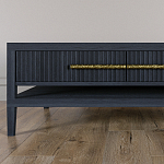 Кофейный стол Primo с двумя ящиками Черный дуб варинант исполнения - 3 | Loft Concept в Тюмени