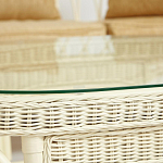 Комплект уличной мебели из ротанга Clara белый варинант исполнения - 11 | Loft Concept в Тюмени