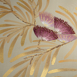 Обои ручная роспись Silk Tree Colourway SC-80 on Pale Grey dyed silk варинант исполнения - 1 | Loft Concept в Тюмени